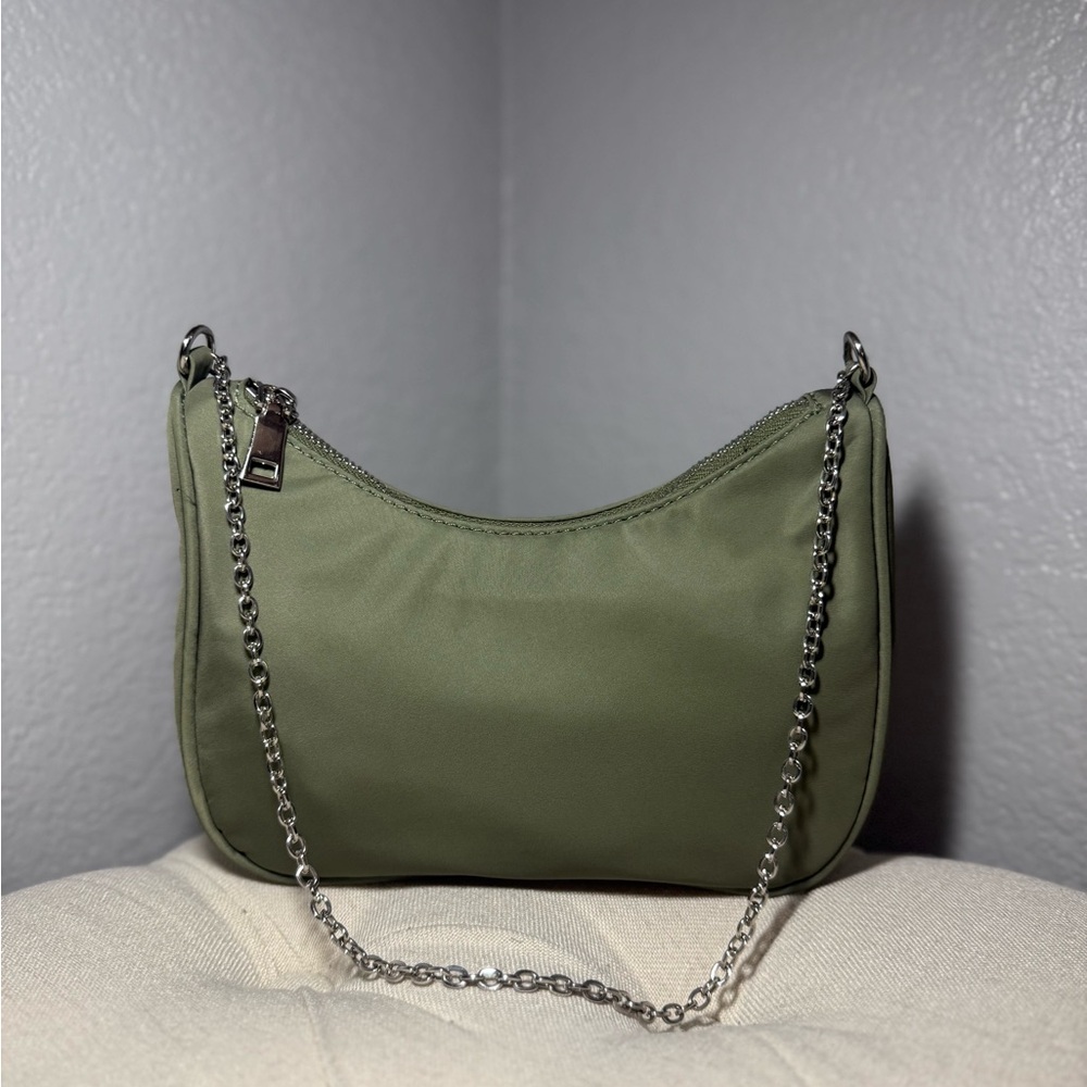 Small Green Shoulder Bag